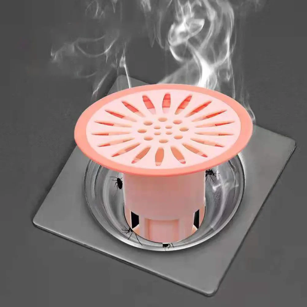 

1 PC Floor Drain Core 7.5x8x3 Cm ABS+TPR Black Blue Green High Quality Pink Intercepting Hair And Foreign Objects