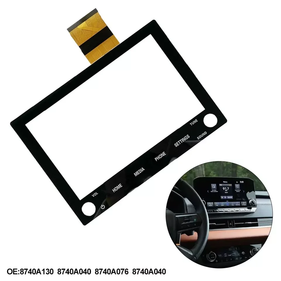 

8740A130 8740A040 8" Touch Screen Digitiser for Mitsubishi Outlander Sport 2020-2022 Navigation Display Repair Replacement