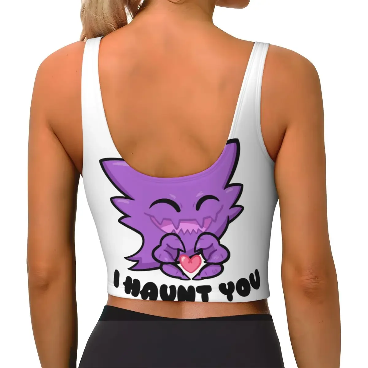 Custom Haunter I Haunt You Women Sports Bras High Impact Vest Gym Workout Yoga Crop Tank Tops