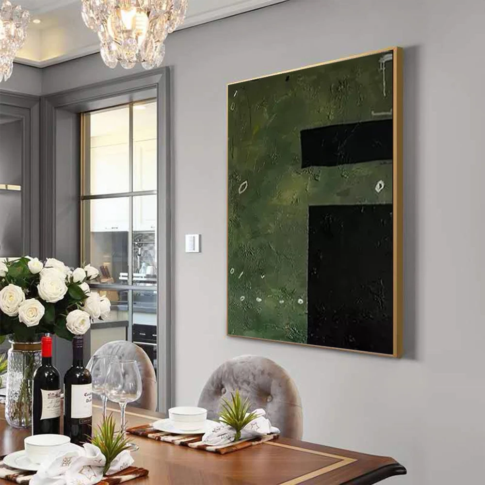 particles Textured Acrylic Art Hand-painted Oil Painting on canvas Abstract Wall Picture Art For Modern House Wall Hanging Decor