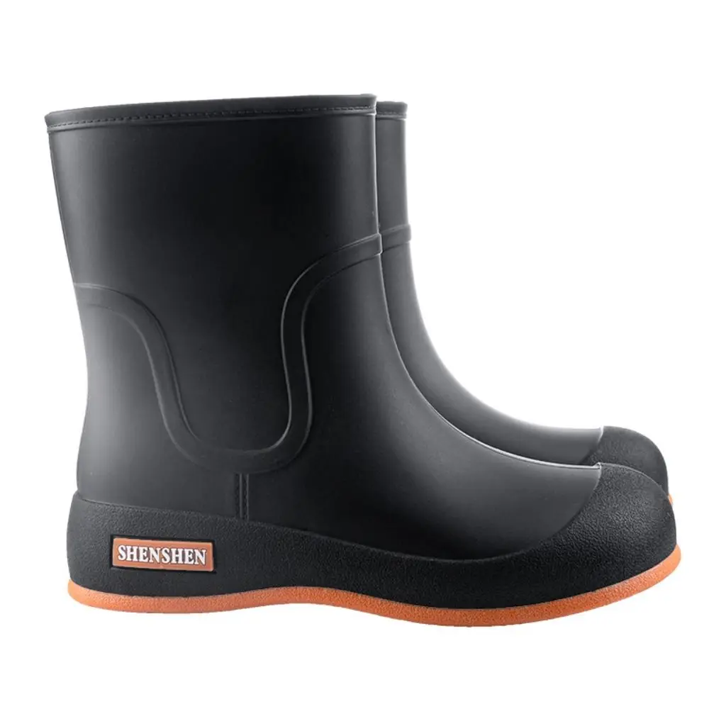 Sturdy Waterproof Rain Boots Non Slip Unisex Short Ankle Boots Short Ankle Lightweight Non Slip Garden Shoes Camping