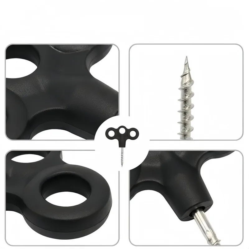 1 pcs Spiral Ground Anchors Galvanized Steel Body, designed for Trampoline Securing, Spiral Auger Design
