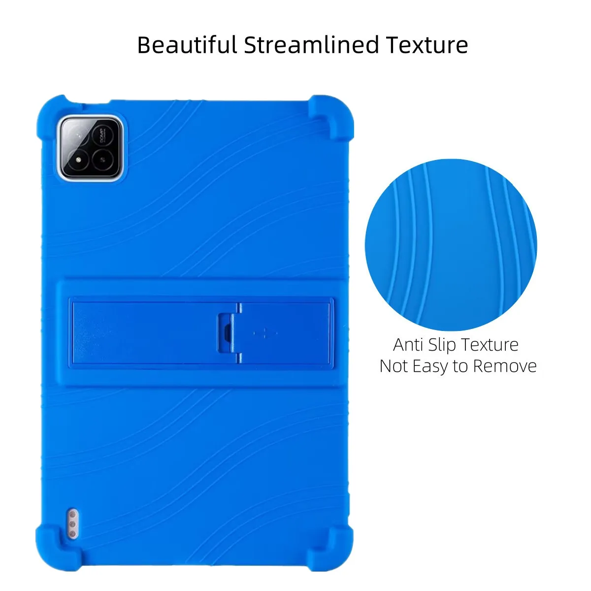 

For Xiaomi Pad 7 Pro 11.2 2024 Tablet Case Silicon Multi Angle Stand Full Body Protective Shell for Xiaomi Pad 7 11.2" Tab Cover