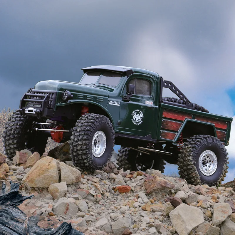 New In Stock Ruitai Rgt1/10 Remote Rc Model Challenger Truck Climbing Car Ex86170 Door-Bridge Two-Speed Off-Road Vehicle