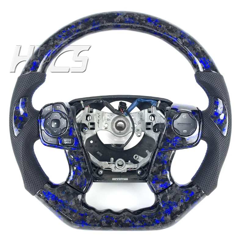 

Car Interior Accessories Forged Carbon Fiber Steering Wheel for Toyota Camry 2014 F1 Without airbags
