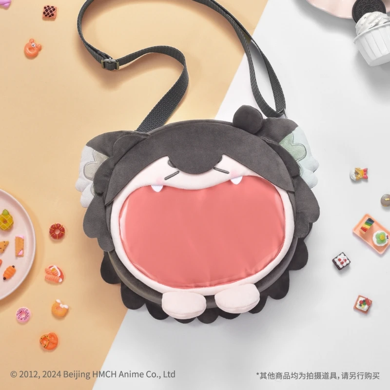 

Genuine The Legend of LUOXIAOHEI Super Happy Itabag Plush Xiaohei Cartoon Plush Backpack Funny Crossbody Bag Collection Gifts