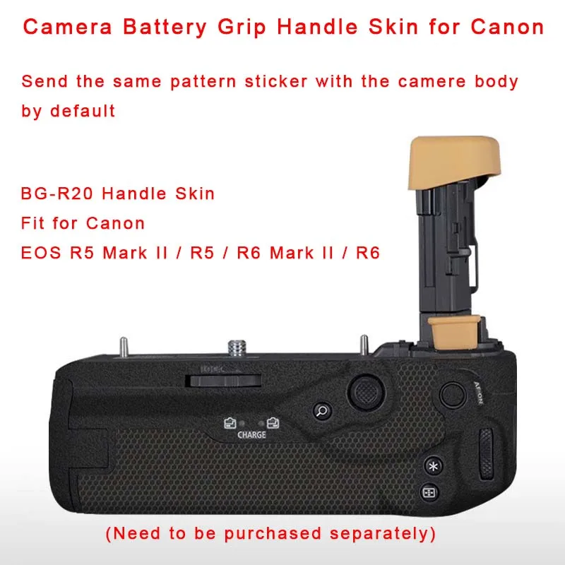 Camera Battery Grip Handle Premium Skin Decal Wrap Film Protector Sticker for Canon EOS BG-R10 BG-E22 WFT-R10C CF-R20EP BG-R20