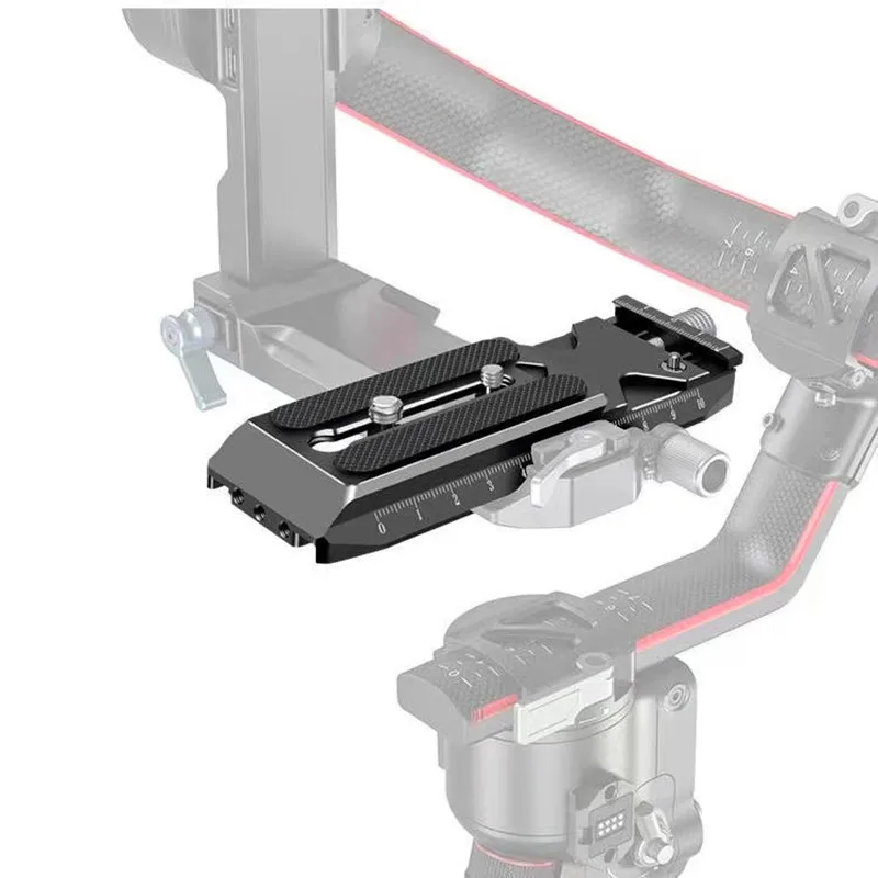 Camera Quick Release Plate Adapter with Arca-Swiss Type for DJI RS2 RSC2 RS 2 RSC 2 Gimbal for Manfrotto Type to Arca Type Clamp