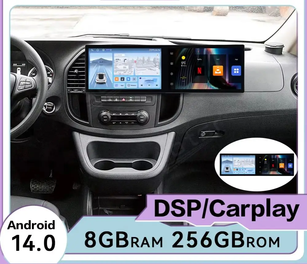 

Upgrade Voice Multimedia Receiver Android Auto For Benz Vito 2013~2015 GPS Navigation Automotive Stereo Car Radio IPS Head Unit