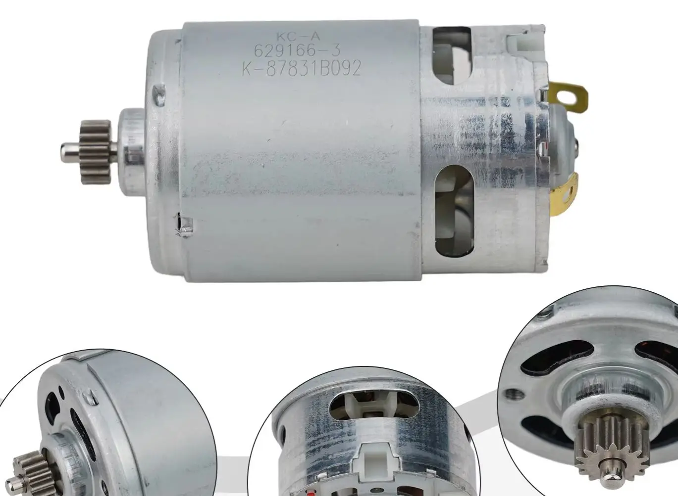 

RS550 DC Motor. Suitable For Models Such As HP333D, DF333D, DF033D, DF333, HP333DSME, Etc. Screwdriver/Drill Motor