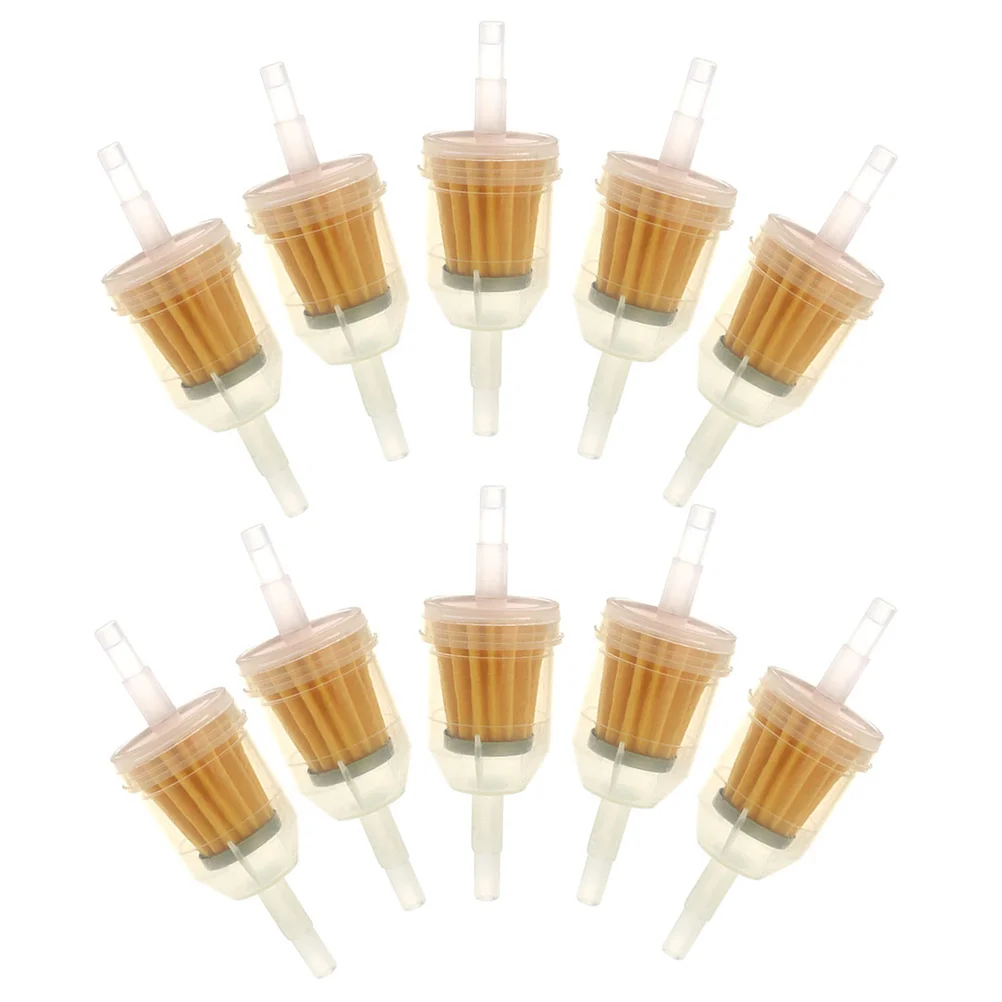 

10 Pcs Gasoline Filter Motorcycle Performance Motorbike Inline Fuel Large SUV DIY Accessories Filters Plastic