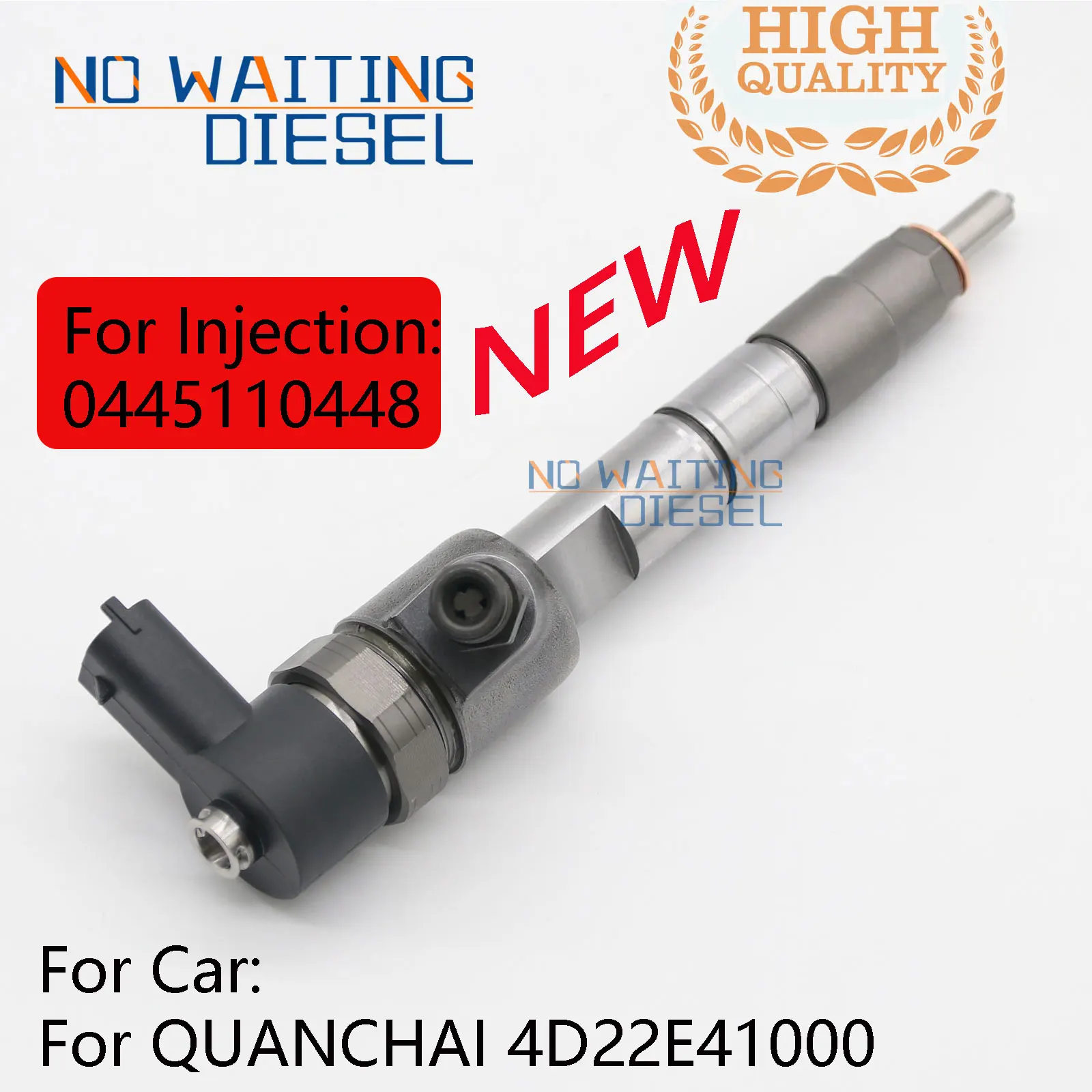 

0445110448 Diesel Injector Parts 0 445 110 448 Common Rail Injector 0445 110 448 For QUANCHAI 4D22E41000