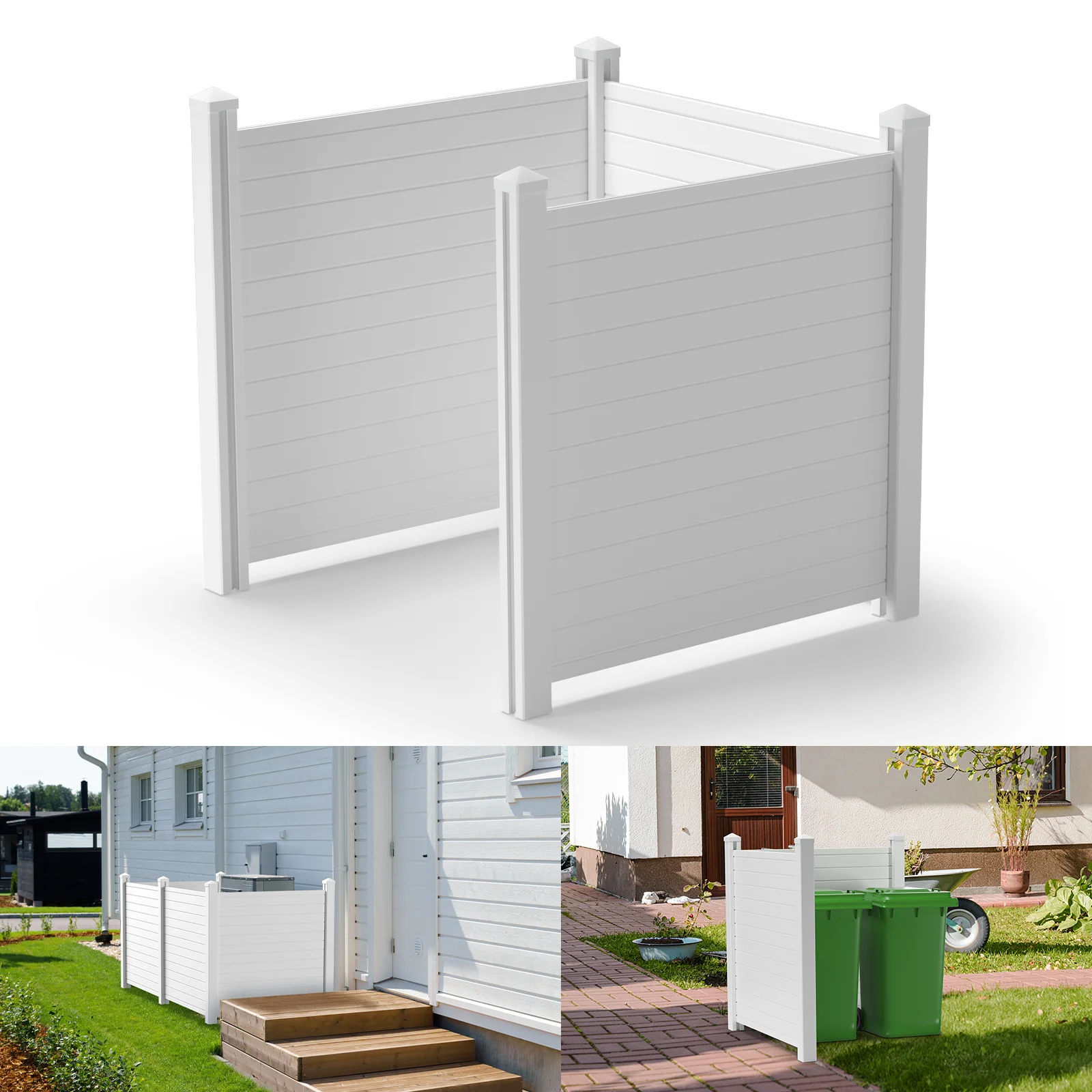 

Outdoor Privacy Fence Panels Garden Fence Fence Panels Suitable for Yard Patio Outdoor Garden Yard Privacy Slat Fencing Panels