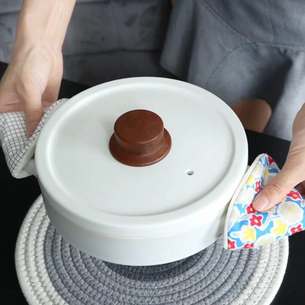 

4 Pcs Gloves Heat Resistant Pot Grip Cover Washable Reusable Cookware Pot Handle Cover Bakeware