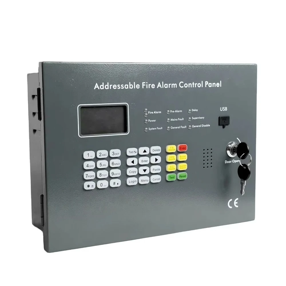 Fire Alarm System Wired and Wireless Addressable Fire Alarm Panel