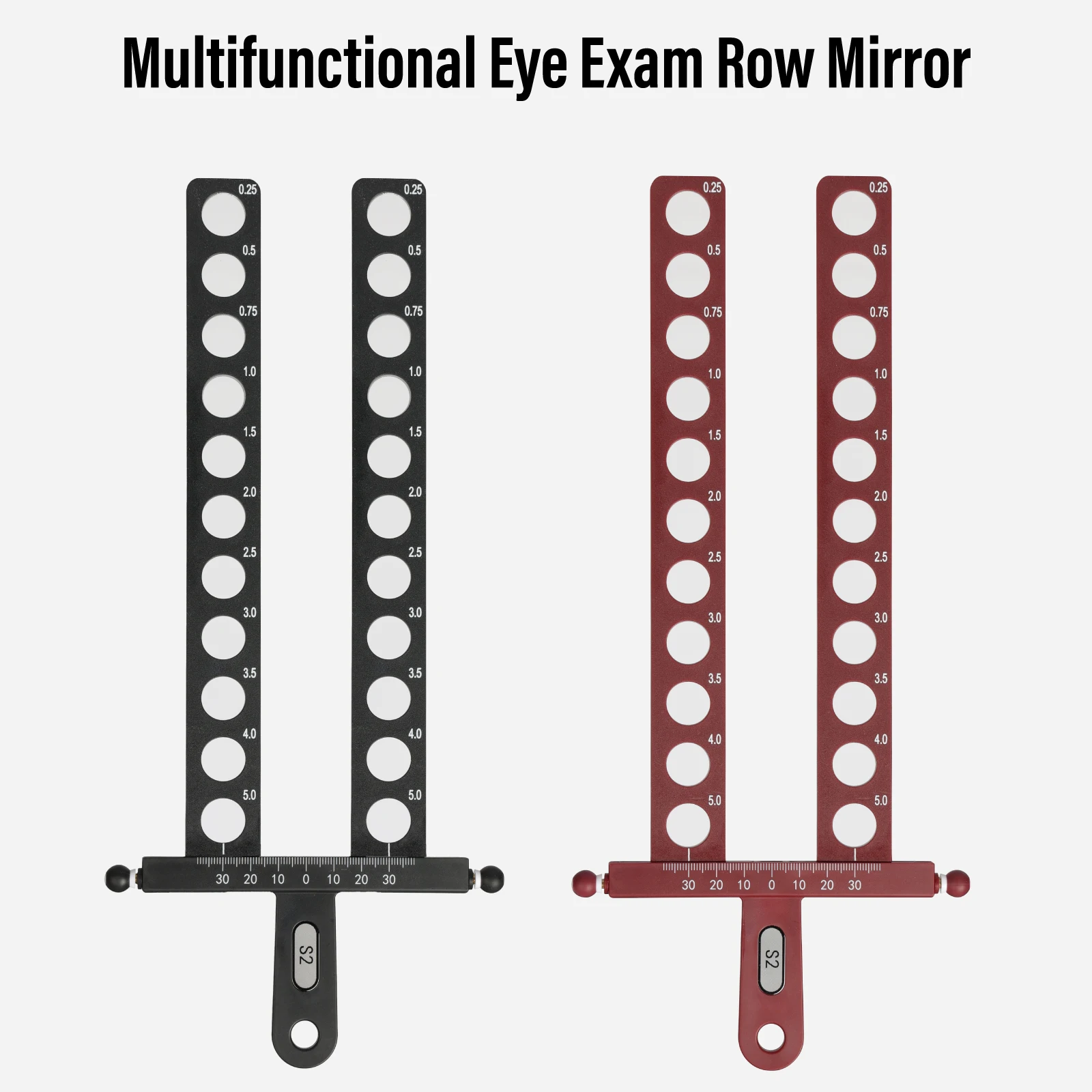 Optometry Double Row Lens Set Sphere Cylinder Lens Optical Trial Lens Kit Adjust PD