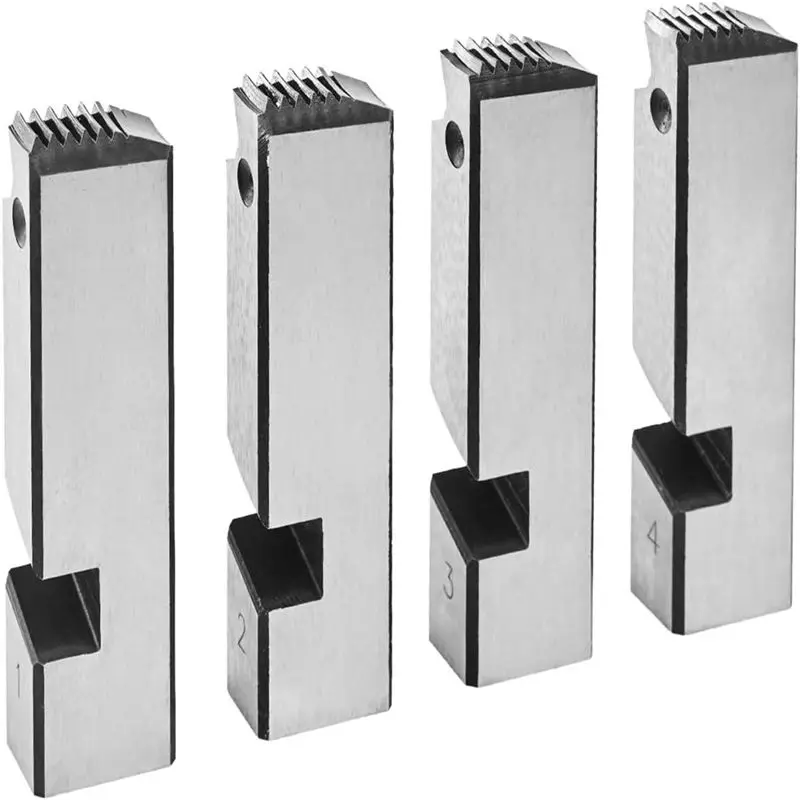 N84R Machine Dies 1"-2" NPT Pipe Dies, Right-Handed HSS Pipe Threading Dies Fit Integrated Pipe Threading Machines