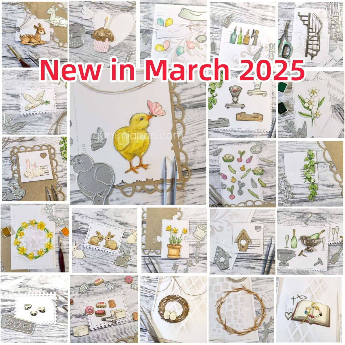 

Flowers Bunny Spiral Staircase Chicken Metal Cutting Dies for Scrapbook DIY Scrapbook Handcraft Card Craft Template 2025 Spring