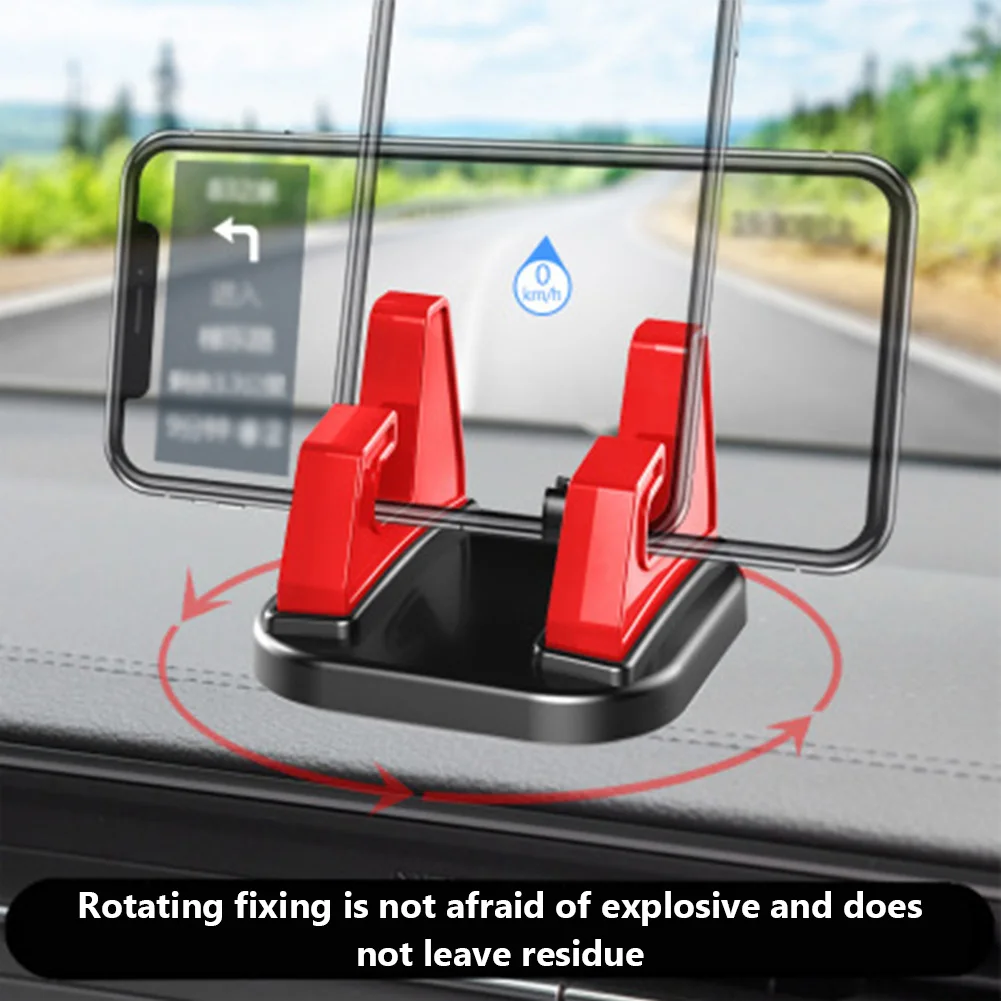 

Car Dashboard Cell Phone Holder, 360° Rotatable Non-slip Navigation Bracket Mounted, Universal Phone Fixing Device Universal