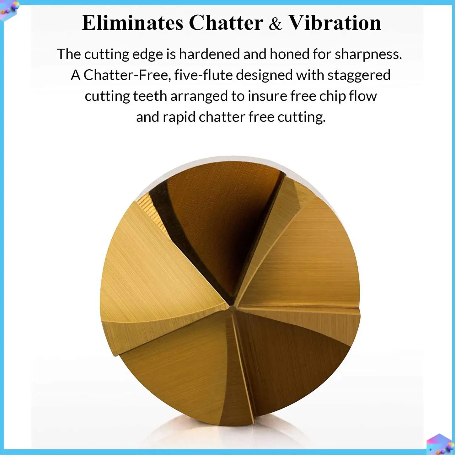 

A43T 6 Pcs 1/4Inch Hex Shank Countersink Drill Bits Center Punch Set HSS 5 Flute Countersink 90 Degree Center Punch Tool Sets