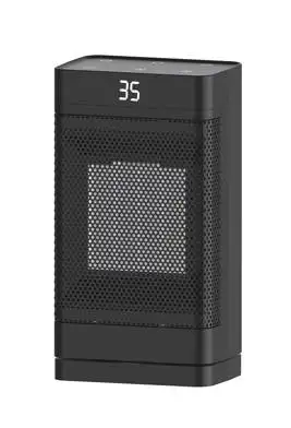 Portable PTC Ceramic Electric Air Heater Fan Remote Control Adjustable Thermostat 249 Sq ft Coverage Heated 1500W Living Room