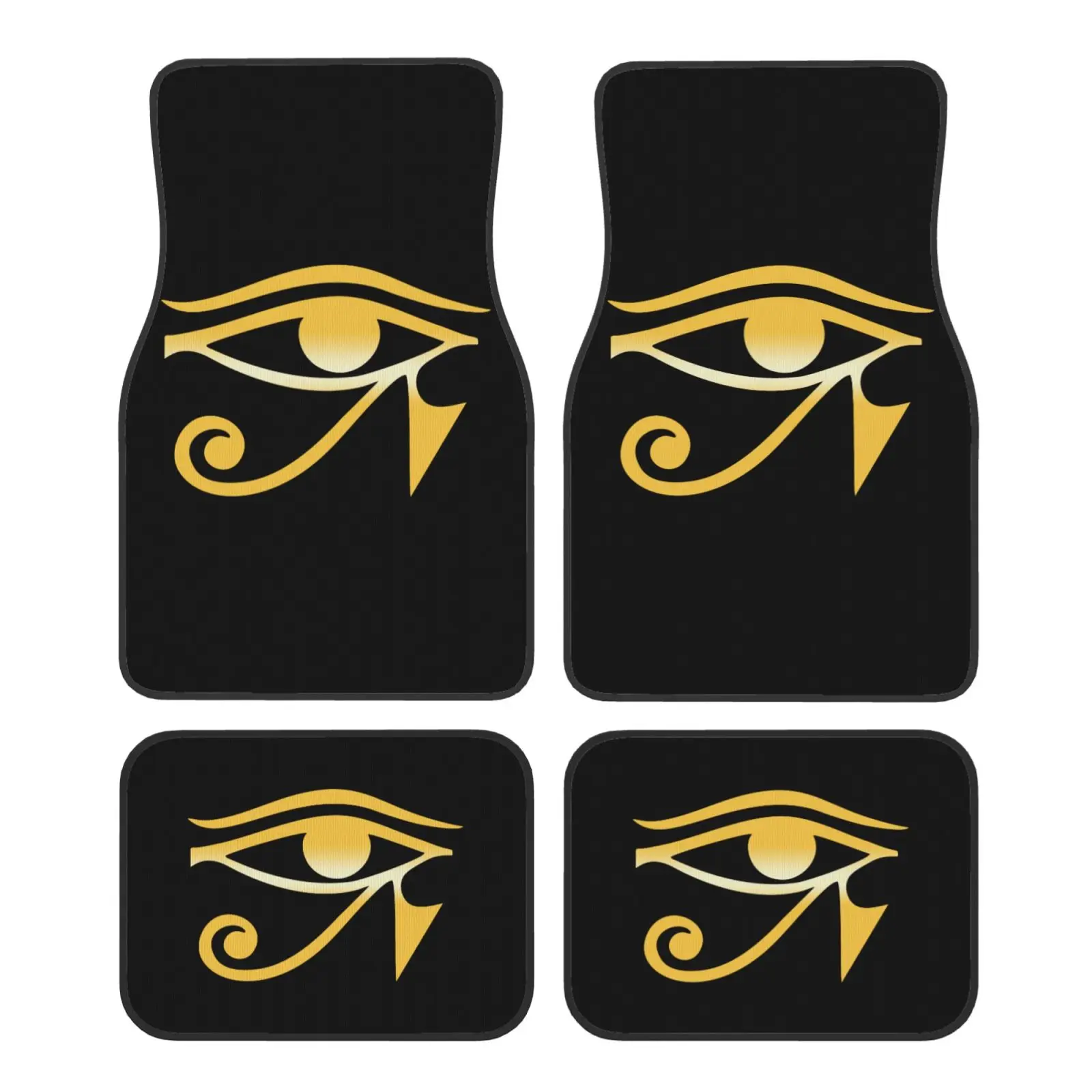 Occhio Di Ra Horus Dio Egiziano Stampa Auto Tappetini In Gomma Impermeabili 4 Pezzi Tappeti Per Auto Tappeti Tappetini Antiscivolo Tappetini Per Auto Tappetino