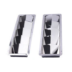 2X Boat Vents Air Louvered Stainless Steel Bilge Vents Grille Ventilation Marine Grill Cover