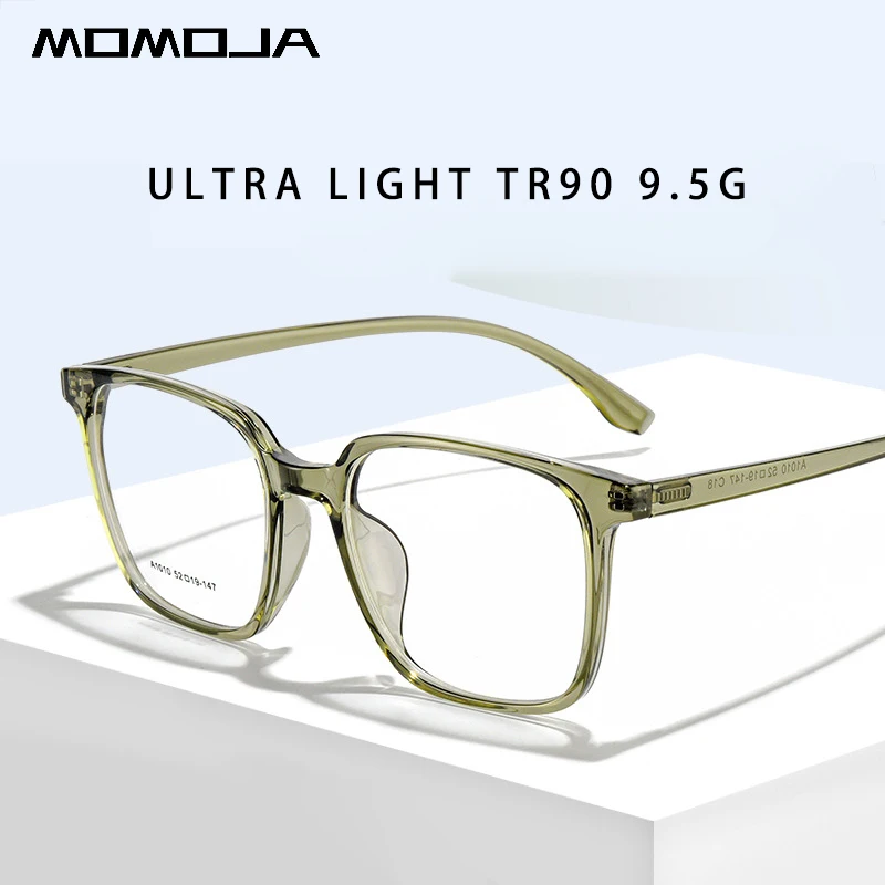 

MOMOJA Retro Fashion Square Ultra Light TR90 Spectacle Eyewear Optical Prescription Glasses Frame Man Woman Eyeglasses A1010