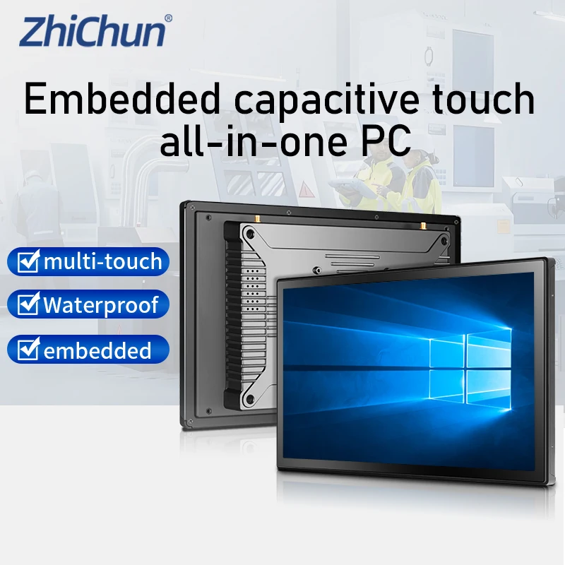 Touch Monitor 19 Inch Windows 10/11 I7 Processor Industrial Tablet 4GB+64GB RJ45 RS232 All In One Panel PC