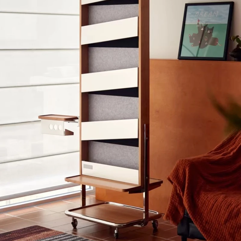 Gallery frame Bauhaus mobile book shelf full-length mirror medieval display magazine rack