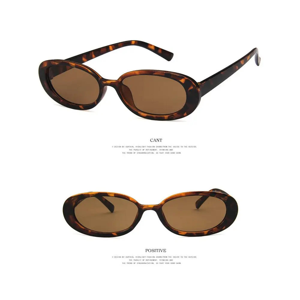 Small Frame Sun Glasses UV400 Oval Sunglasses Eyewear Sunglasses for Women Fashion Shades