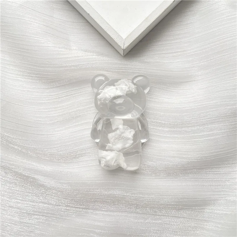Korea Glitter Bear Cell Phone Holder Grip Tok Bracket for iPhone Samsung Xiaomi Foldable Car Folding Mobile Socket Stand