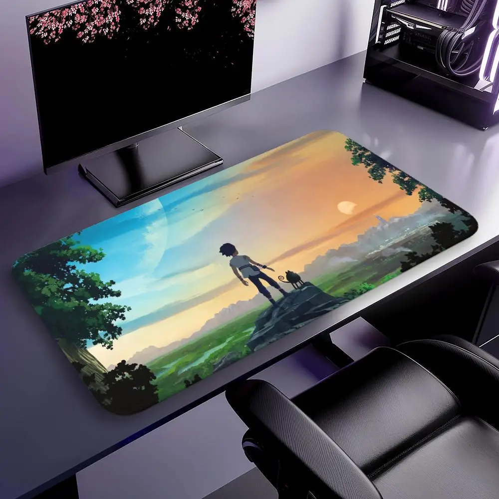 Planet Of Lana II Mouse Pad Keyboard Mouse stitch Mouse pad,Gaming Accessories,Long Desk Mats,PC Parts XXL90x40cm
