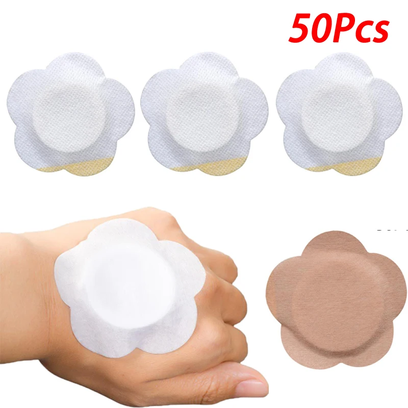 

50pcs/Set Replacement Disposable Castor Oil Pack Self-Adhesive Adhesive Navel Stickers Seepage Resistant Belly Button Protectors