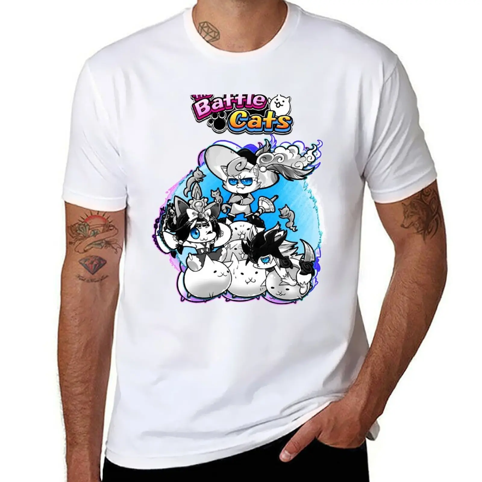 

- t Battle t luxury cotton t man T-Shirt Cats shirts man Dartanyan 100% shirt cotton for shirts