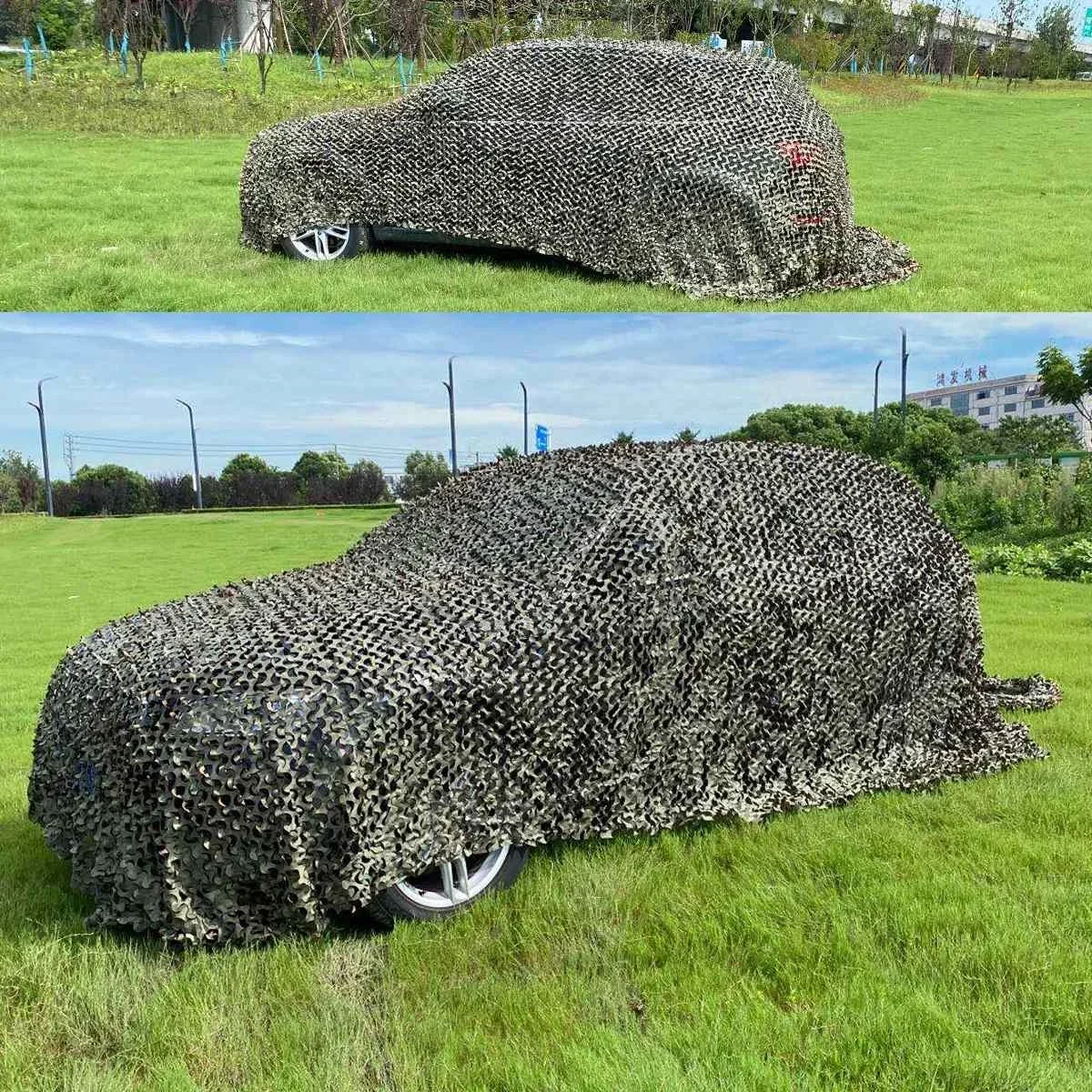 Camuflagem Outdoor Hiding Net, Camo Net, Camo Net, Tampa do carro, Pára-sol Tenda, Persianas Netting, Fotografia Militar, Selva Concea