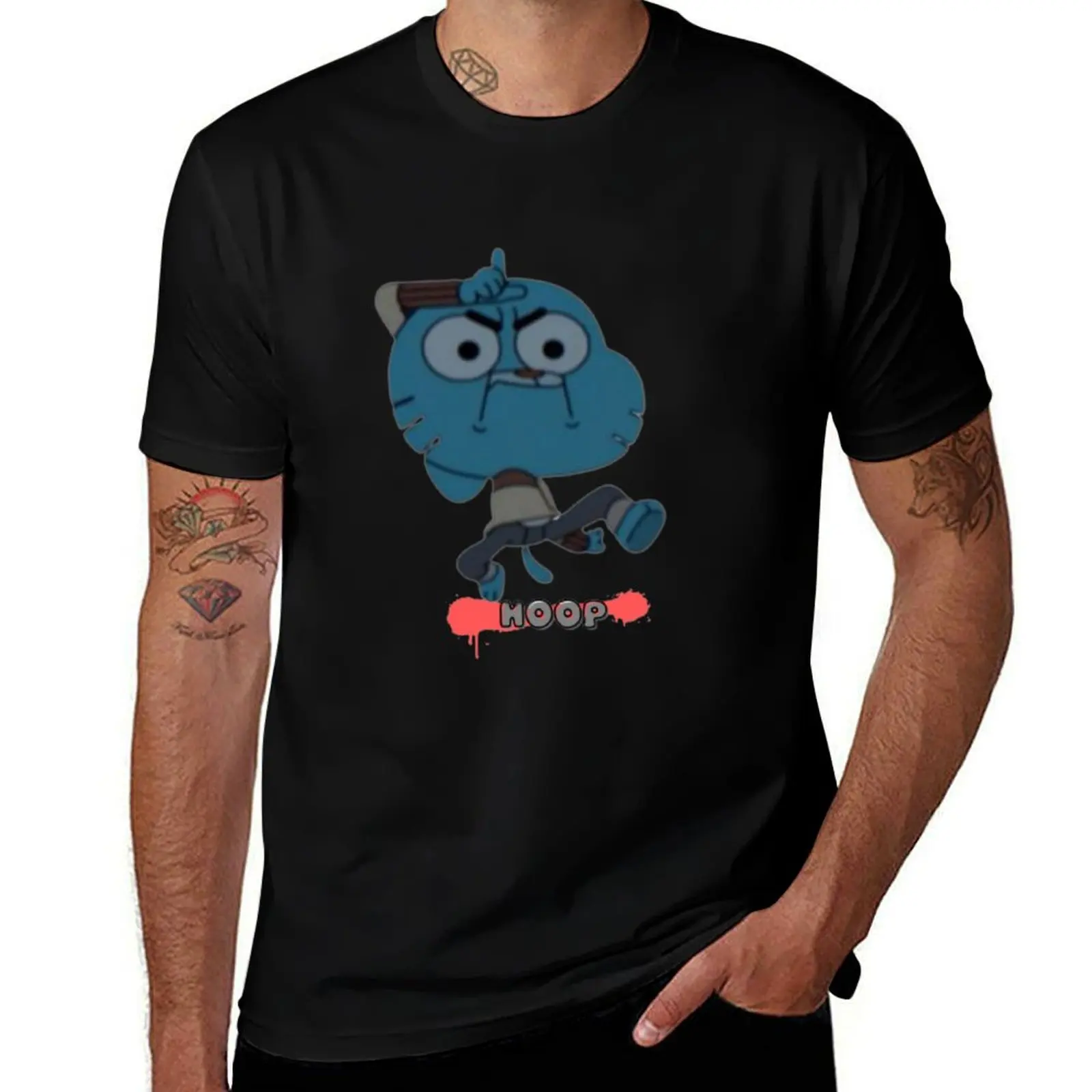 

gumball hoop T-Shirt t shirts for man cotton soft t shirts cotton 100%