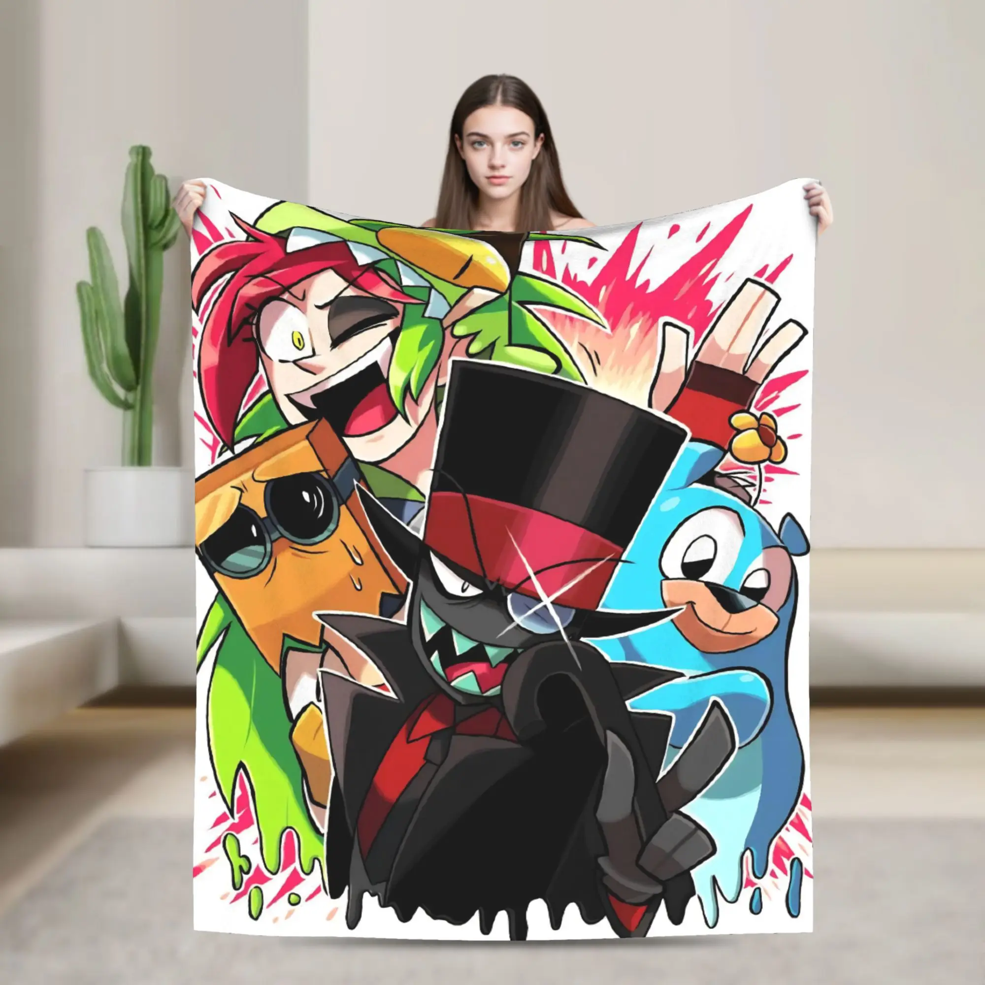 Villainous Comdy Blanket Multiple Sizes Super Soft and Warm  Throw Blankets for Couch Sofa and Bed