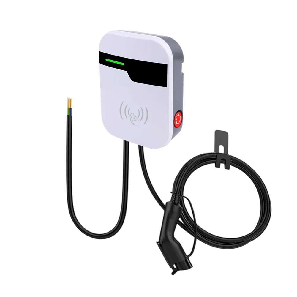 OEM Household Type2 7kw 11kw 22kw  ac ev charger wall-mounted Rfid card app  16a 32a wallbox electric car charging station