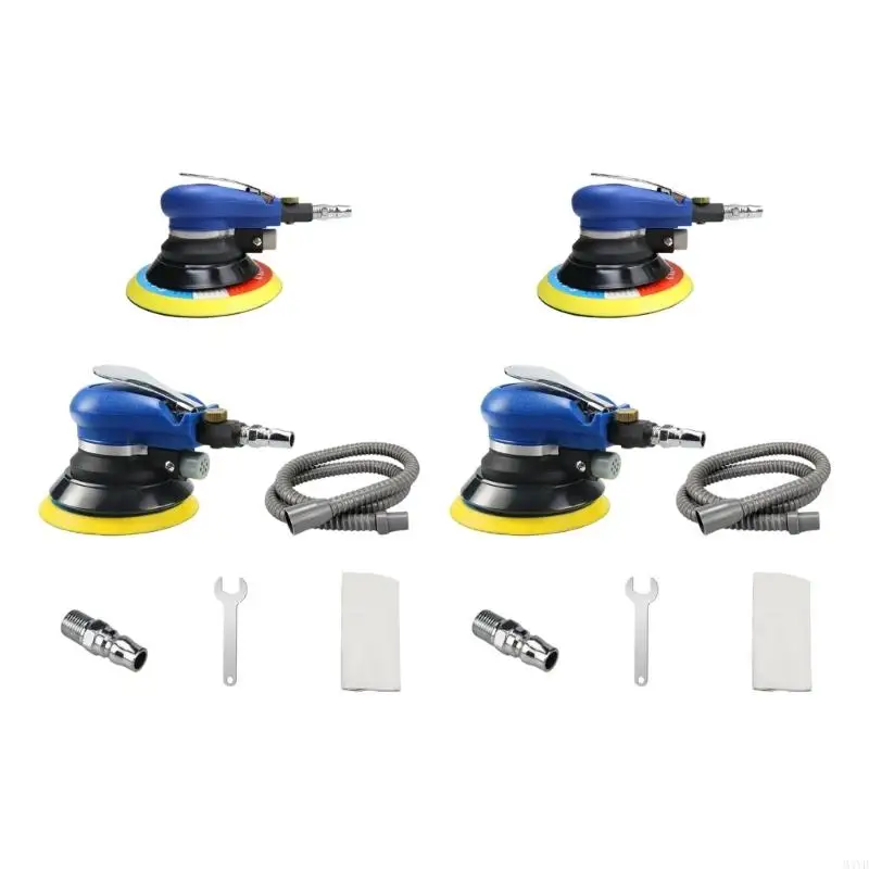 Variable Speed Air Sander Compact Body 5/6 Inch Grinding Workshop Air Tool Suitable With Automotive Tool M4YD