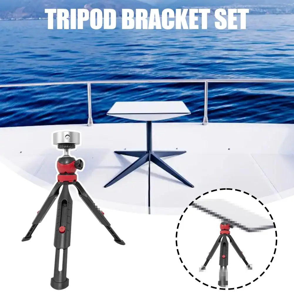 

For Starlink Mini Tripod Bracket Set Aluminum Base with Triangular Design Strong and Stylish Support for Various Applicatio T4J1
