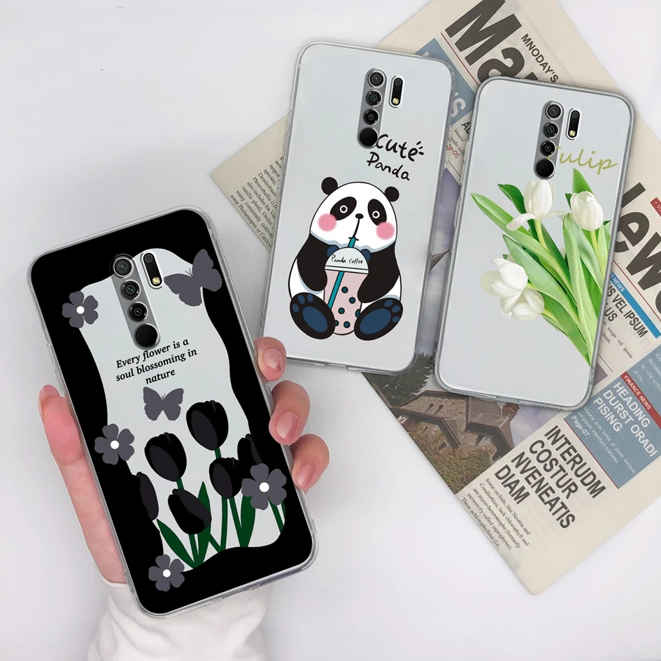 Für Xiaomi Redmi 9 Prime 9 Prime Fall Abdeckung Mode Phantasie Starry Sky Transparent Schutzhülle Matte Weiche Silikon Für Redmi 9 Fundas
