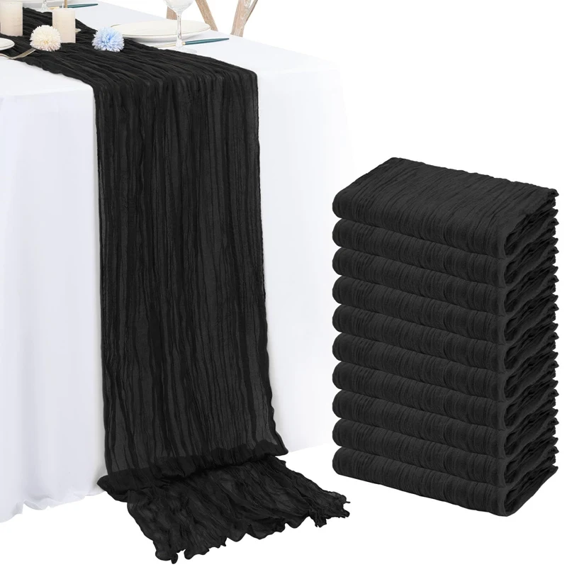 1pc Käsetuch Tisch Läufer Land Stil Gaze Käse Tuch Tischdecke Für Hochzeit Braut Dusche Baby Dusche Geburtstag Party