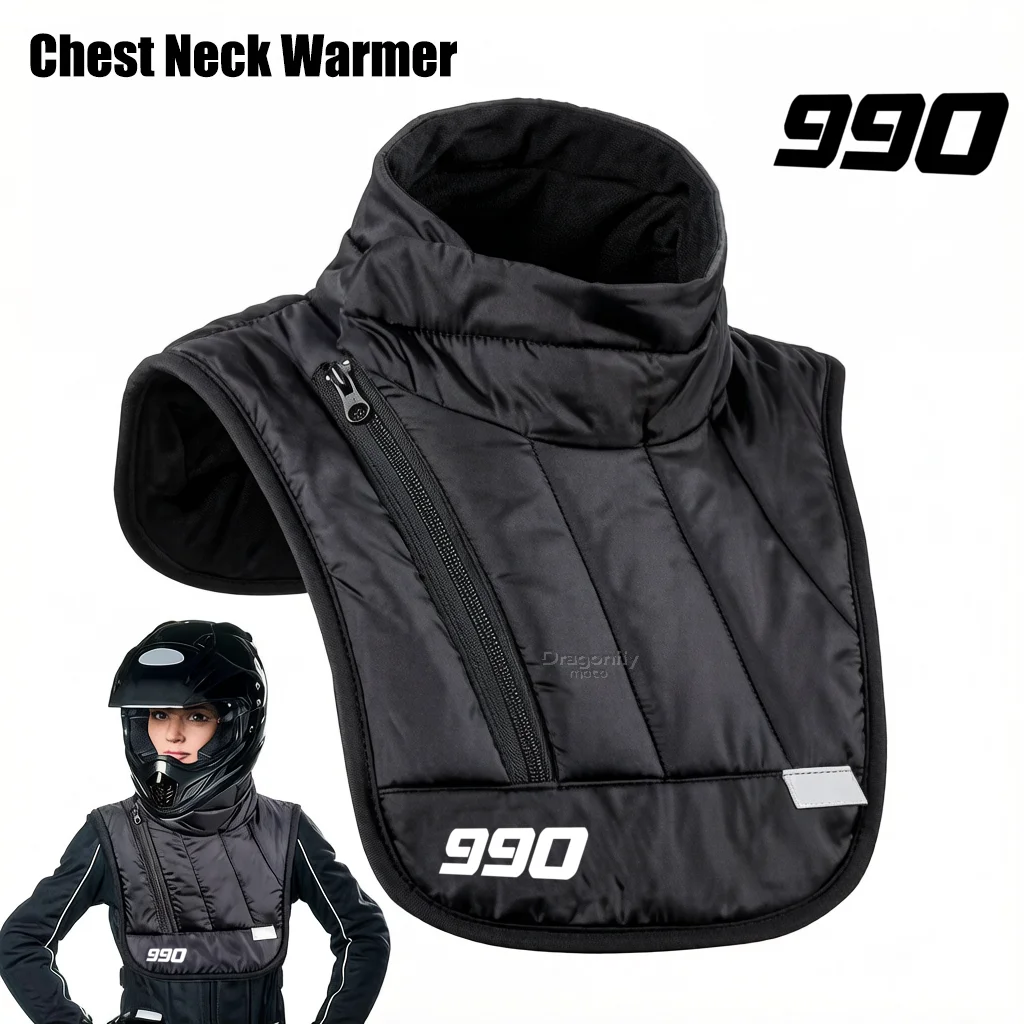 

Зимний теплый шарф для защиты шеи для KTM 990 Super Duke 990 Supermoto R 2005 2007 2008 2009 2010 2011, для мотоциклистов, защита груди и шеи