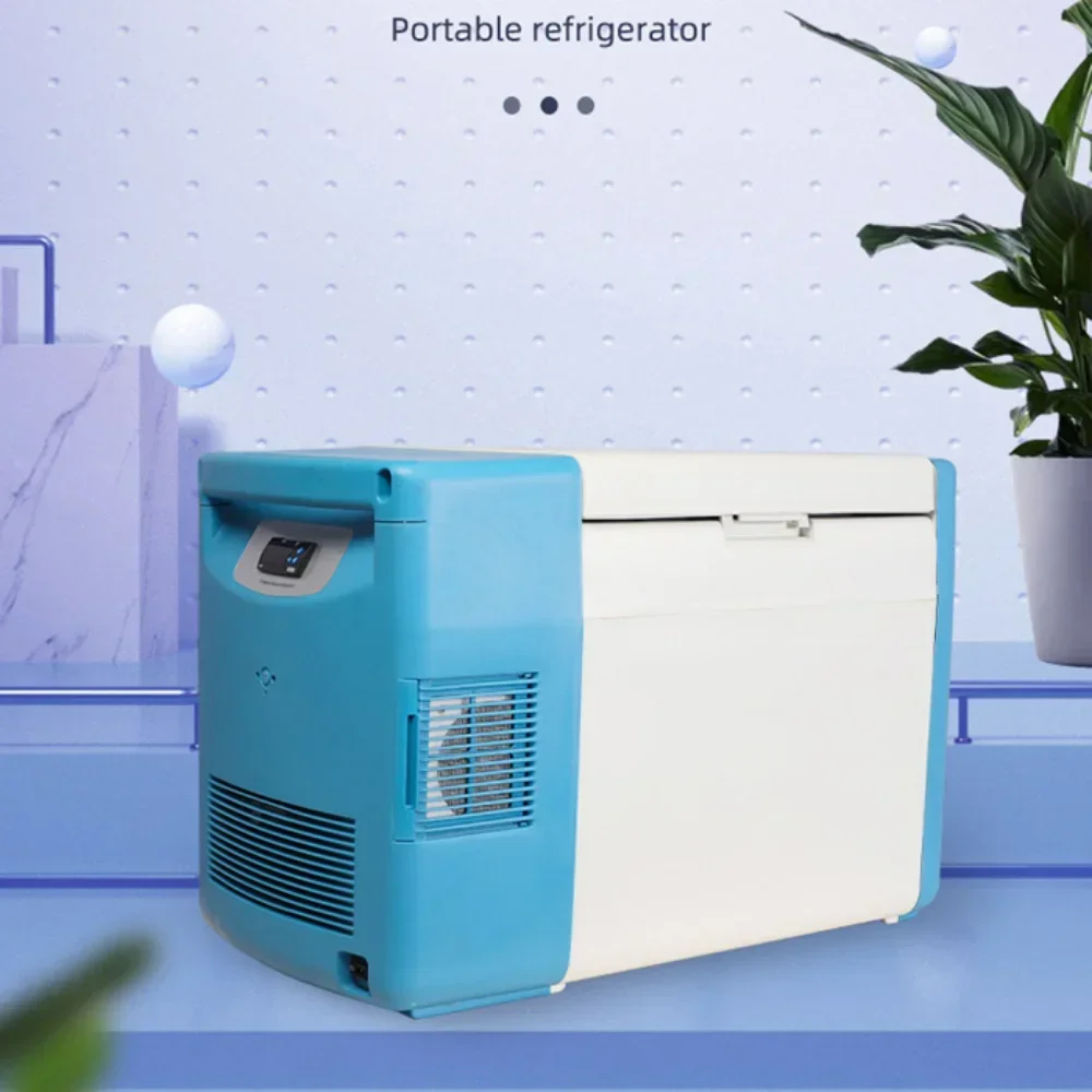 -86 ° Congelador Portátil de Ultra Baixa Temperatura, Refrigerador de Laboratório 20L, Mini Congelador
