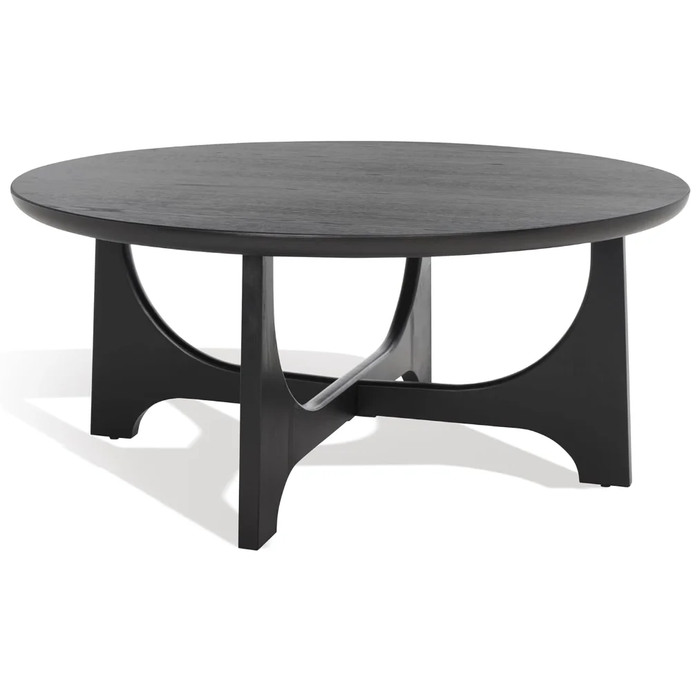 

Couture Collection Sasha Contemporary Black Round Coffee Table