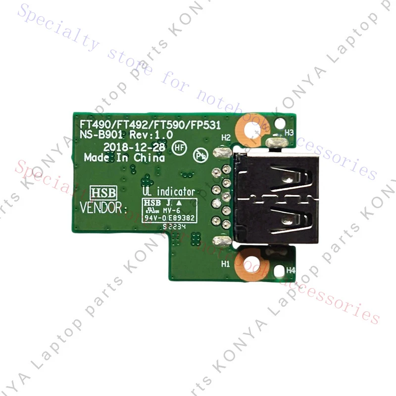 

A+ Applicable for Thinkpad T14 T15 T490 T495 T590 P14S P43S P53S laptop USB interface board