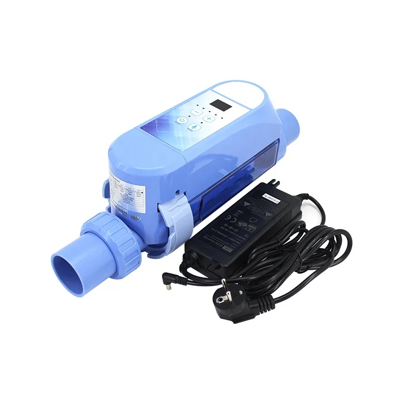 

Electrolytic salt chlorination machine for fully automatic cleaning and full function swimming pool use