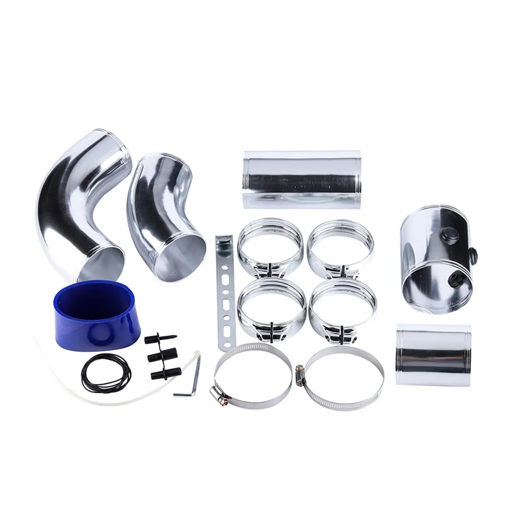 

1Set Universal Air Intake Filter Kit 76Mm Aluminum Alloy Cold Air Intake Hose for Car Engine Protection Performance Upgrade