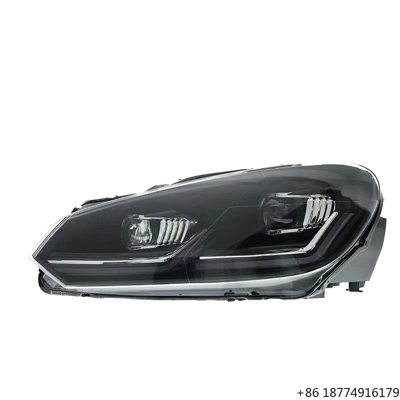 

Новая светодиодная фара Cool White для 6 MK6 2008-2013 с серебристой декоративной накладкой, Plug and Play, артикул 7L6941329B